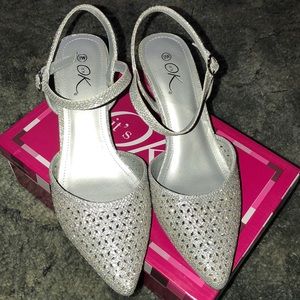 Silver heels